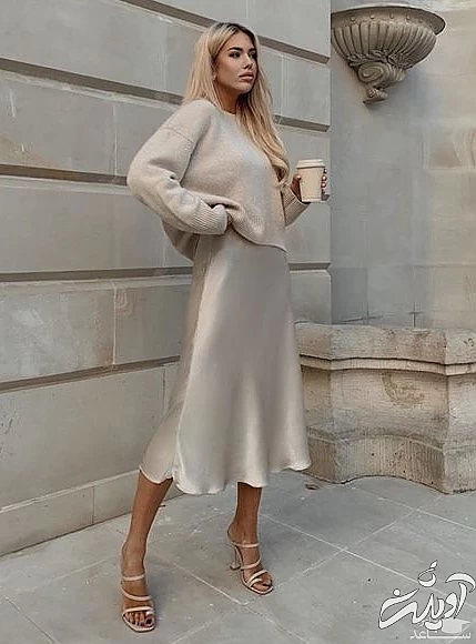 استایل با دامن فون